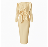 ORCHID DRESS сливочное