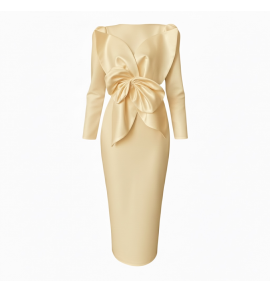 ORCHID DRESS сливочное